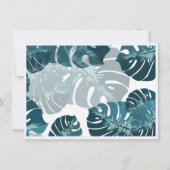 Invitation Safari Deux Wild Birthday Photo Verdure & Or (Dos)