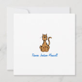 Invitation Safari doux de LGC | (Dos)