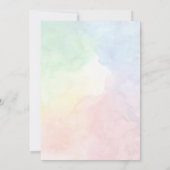 Invitation Safari Fête de Baby shower pour filles (Dos)