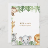 Invitation Safari First Birthday Evite (Dos)