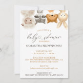 Invitation Safari Forest Farm Cute Animal (Devant)