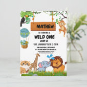 Invitation Safari Fou (Debout devant)