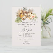 Invitation Safari Grands Félins Cérémonie de Mariage en Coupl (Debout devant)