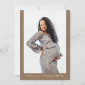 Invitation Safari Jungle Animaux Boho Arch Baby shower (Dos)