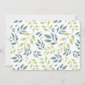 Invitation Safari jungle animaux Douche par baby shower posta (Dos)