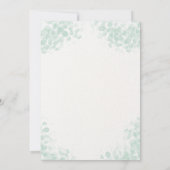 Invitation Safari Jungle Wild One mignon Animaux 1er annivers (Dos)