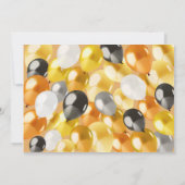 Invitation Safari moderne mignon bébé Animaux Genre Révéler (Dos)