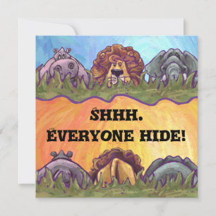 Invitation Safari Surprise Party