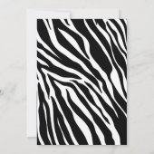 Invitation Safari Tropical Animal Sauvage 1er Anniversaire (Dos)