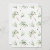 Invitation Safari vert Animaux Deux Sauvages 2e Anniversaire (Dos)