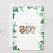 Invitation Safari Wild Baby shower Party (Dos)