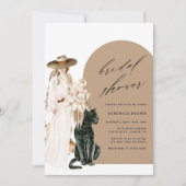 Invitation Safari Wild Leopard Boho Lady Fête des mariées (Devant)