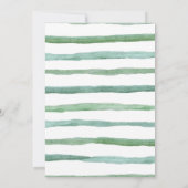 Invitation Safari Wild One 1er Anniversaire Jungle Animaux (Dos)