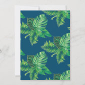 Invitation Safari Wild One Animal Jungle Photo 1er anniversai (Dos)