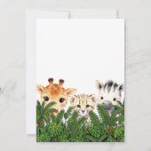 Invitation Safari Wild One Birthday (Dos)