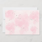 Invitation Safari Wild One Rose Floral Pour Fille Anniversair (Dos)