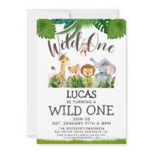 Safari Wild Un Anniversaire