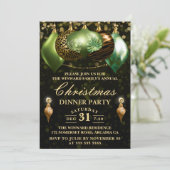 Invitation Safari Wildlife 2 Baubles Christmas Dinner Party (Debout devant)