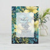 Invitation Sage, À feuillage persistant et Gold Floral Spring (Debout devant)