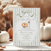 Invitation Sage A Little Cutie Pie En vichy Automne Baby show