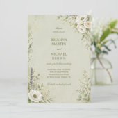 Invitation Sage Botanique Douce (Debout devant)