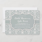 Invitation Sage Damask (Devant)