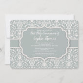 Invitation Sage Damask (Devant)