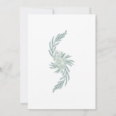 Invitation Sage Emerald Green Arch Mariage (Dos)