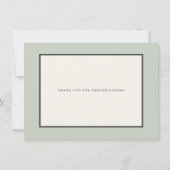 Invitation Sage et Ivory - Nouvel Événement Reporté Moderne P (Dos)