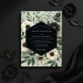 Invitation Sage Ethereal Botanical Wedding