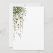 Invitation Sage Green and Blush Eucalyptus Lantern Wedding (Dos)