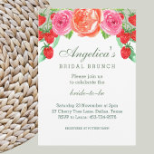 Invitation Sage Green Blush Peach Peony Bridal Brunch
