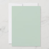Invitation Sage Green Bow Baby Shower (Dos)