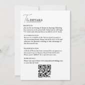 Invitation Sage Green Destination Voyage Tout En Un Mariage (Dos)