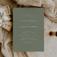 Sage Green Dream Mariage minimaliste moderne