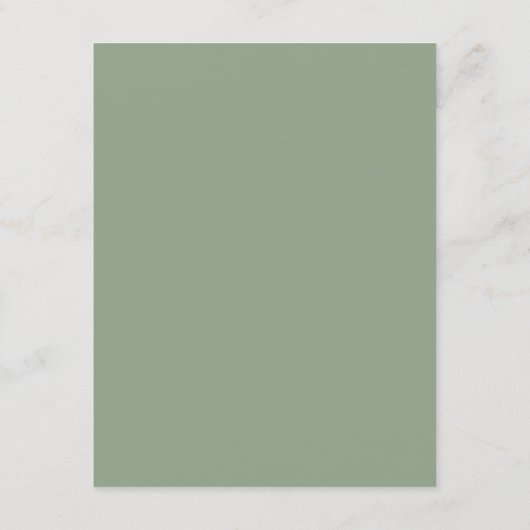 Invitation Sage Green Elegant Wedding Details (Dos)