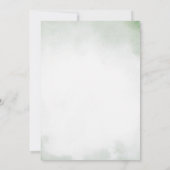 Invitation Sage Green Floral Boy Cross First Holy Communion (Dos)