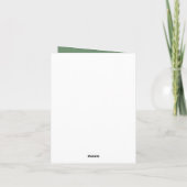 Invitation Sage Green Foliage Moderne Élégant Mariage rustiqu (Dos)