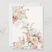 Invitation Sage green garden flower spring Bridal shower (Dos)