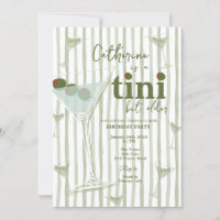 Sage Green Martini Thème Anniversaire