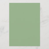 Invitation Sage Green Monogram Initials Elegant Wedding (Dos)