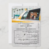 Invitation Sage Green New York City Passport Mariage (Devant)