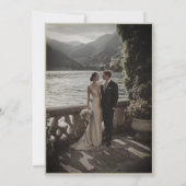 Invitation Sage Green Olive Branch Monogram Photo Wedding (Dos)