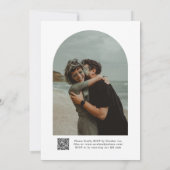 Invitation Sage Green QR Code Rien De Fancy Just Love Mariage (Dos)