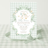 Invitation Sage Green Silly Goose Gender Neutral Baby Shower