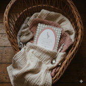 Invitation Sage Green Silly Little Goose Baby Shower QR Code 