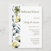 Invitation Sage Green & Soft Yellow Botanical Wedding (Devant)
