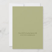 Invitation Sage Green & Soft Yellow Botanical Wedding (Dos)