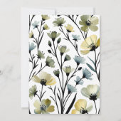 Invitation Sage Green & Soft Yellow Botanical Wedding (Dos)