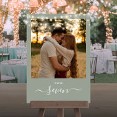 Invitation Sage Green String Lights Numéro de la table photo